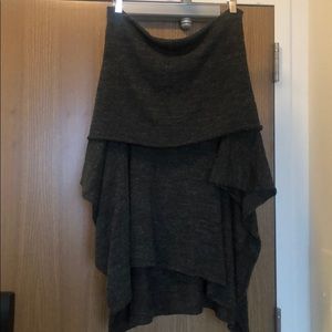 Heidi Hess hand-loomed Hoodie Poncho